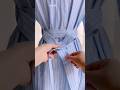 Easy Fabric Belt Tying #fashionhacks #styletips #fashion #style #diy