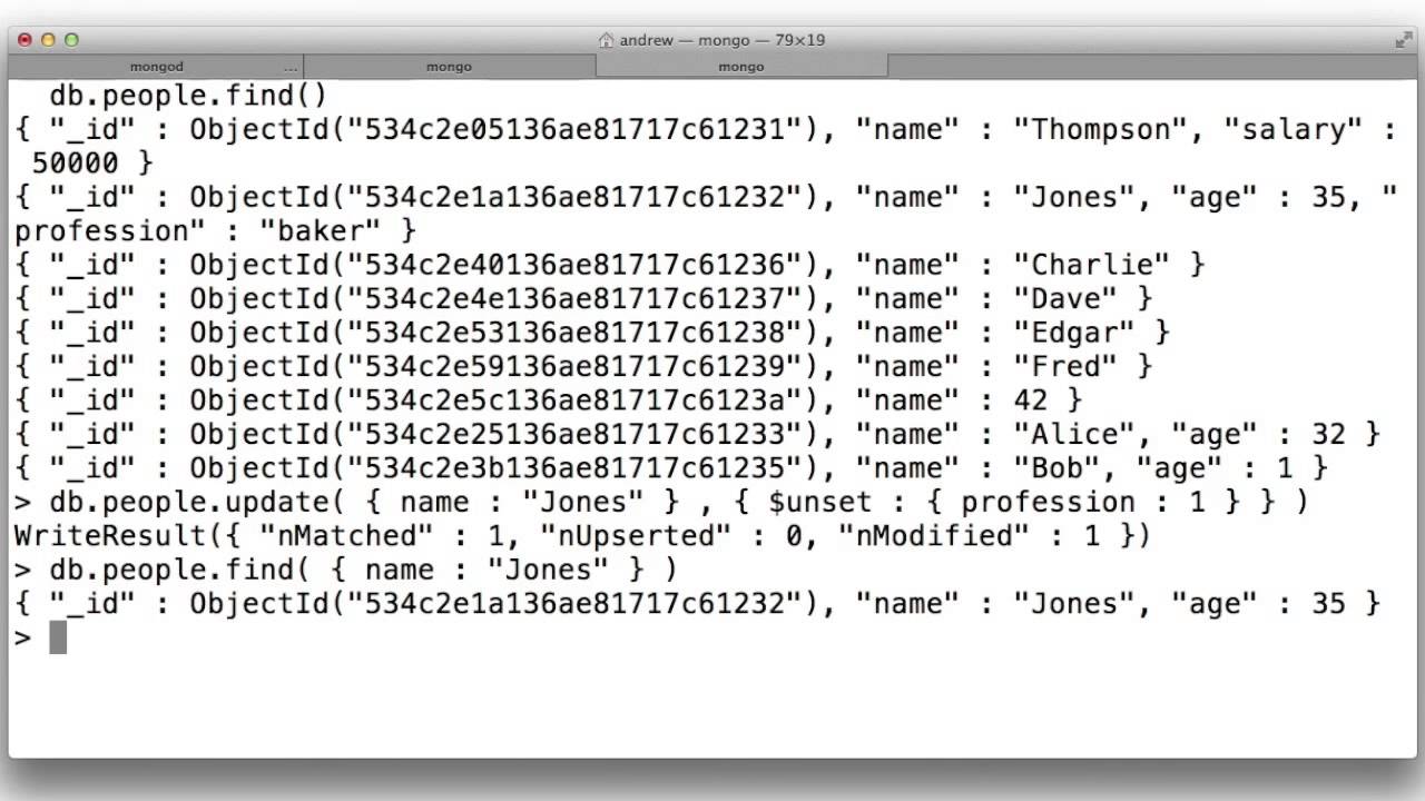 Unset command youtube