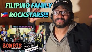 FILIPINO ROCKSTARS!!! 🇵🇭 FRANZ Rhythm - ZOMBIE_Family Band Cover (TRIBUTE FOR PEACE) REACTION!!!