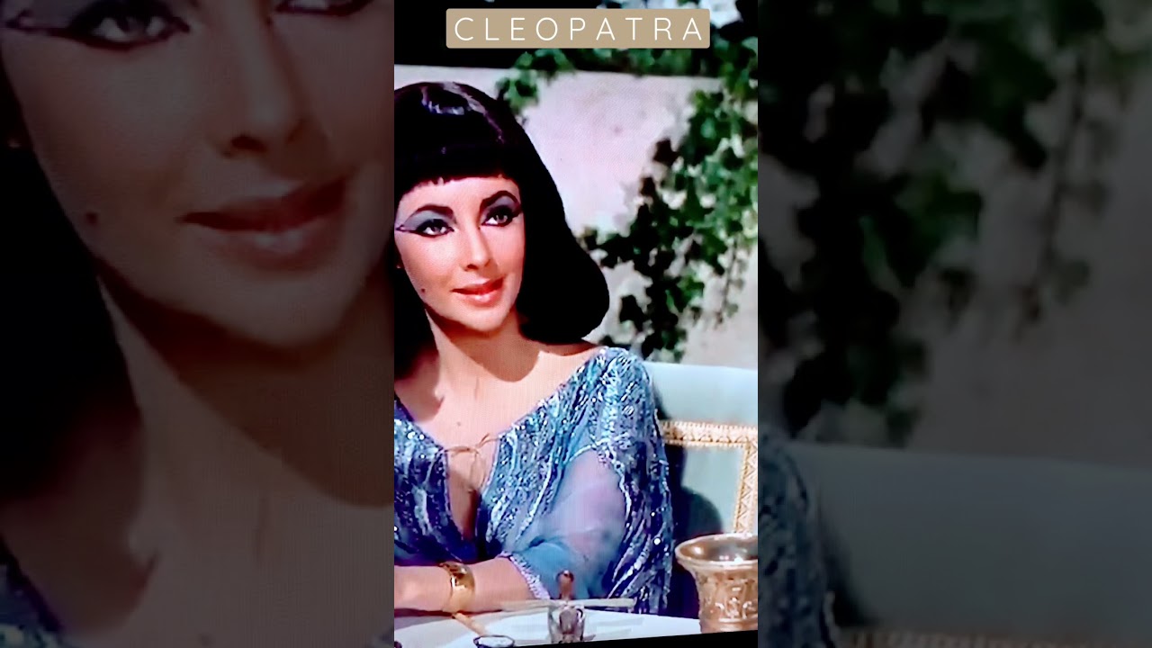 Iconic Movie Scenes: Elizabeth Taylor as Cleopatra- Savage 👑  🌟 💋