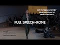 FULL SPEECH - ROME