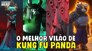 QUEM é o MELHOR VILÃO de KUNG FU PANDA? | Ranking