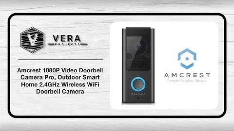How to Setup and Installation - Amcrest 1080P Video Doorbell Camera Pro