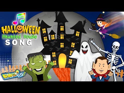 HALLOWEEN SONG for KIDS 💀 HAUNTED HOUSE PARTY MUSIC VIDEO 👹 DANCE & RHYMES STORY 🎶