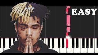 XXXTentacion - Changes (EASY Piano Tutorial) chords
