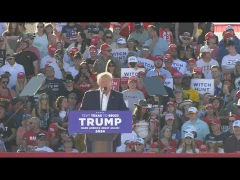 AFP Español: Trump arranca su campaña en Texas y minimiza acusaciones en su contra | AFP