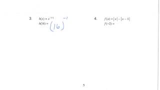 U4-1 Function Notation Video Lesson