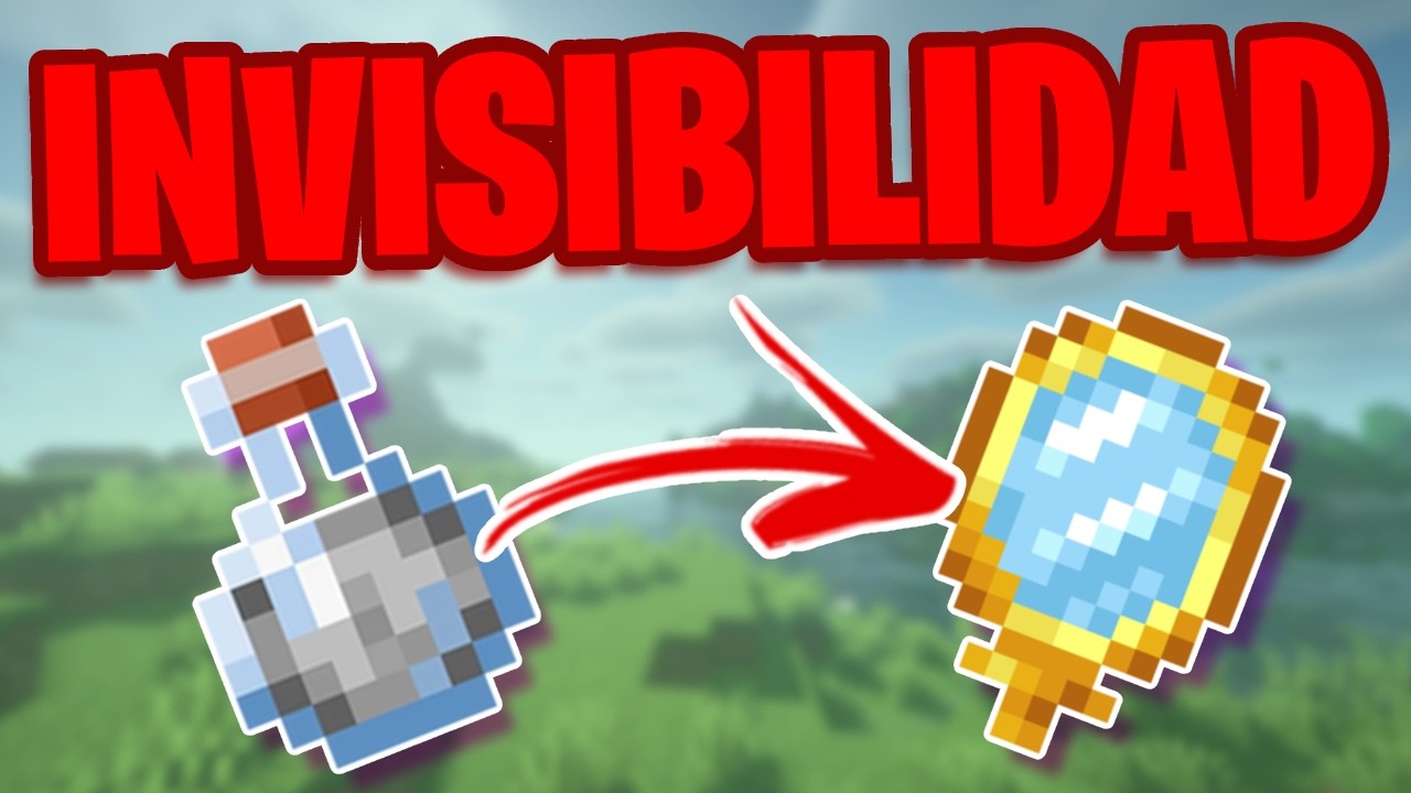 COMO HACER LA💧 POCION DE INVISIBILIDAD👈 EN MINECRAFT - YouTube