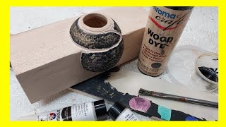 Crafting a Unique Woodturning Project with Square Edges - 4-Ways Collaboration