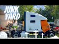 Visiting A Semi Truck Grave Yard To Get Parts For My 2020 Volvo Rebuild | Rear Suspension Restore