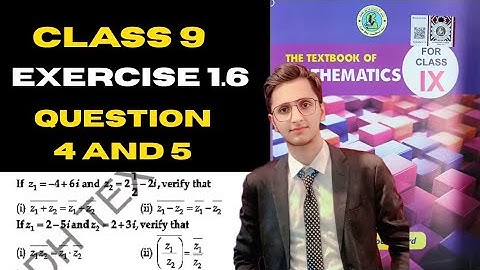 "Exercise 1.6 Question 3 & 4 | Chapter 1: Real and Complex Numbers | New Mathematics Book (Class 9)