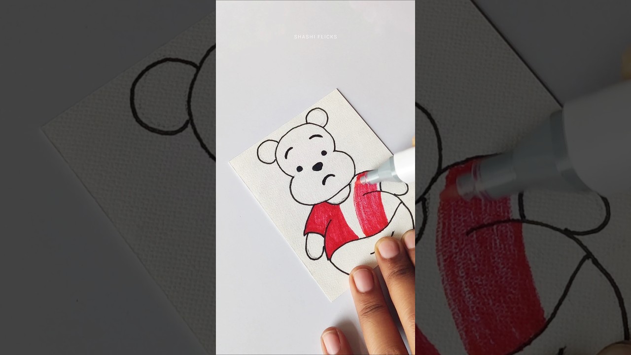 "Satisfying Bear Coloring Adventure! 🐻🎨"