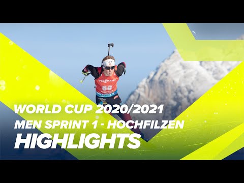 Hochfilzen World Cup 3 Men Sprint Highlights