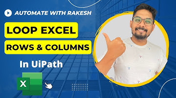 UiPath | Door rijen en kolommen in Excel bladeren