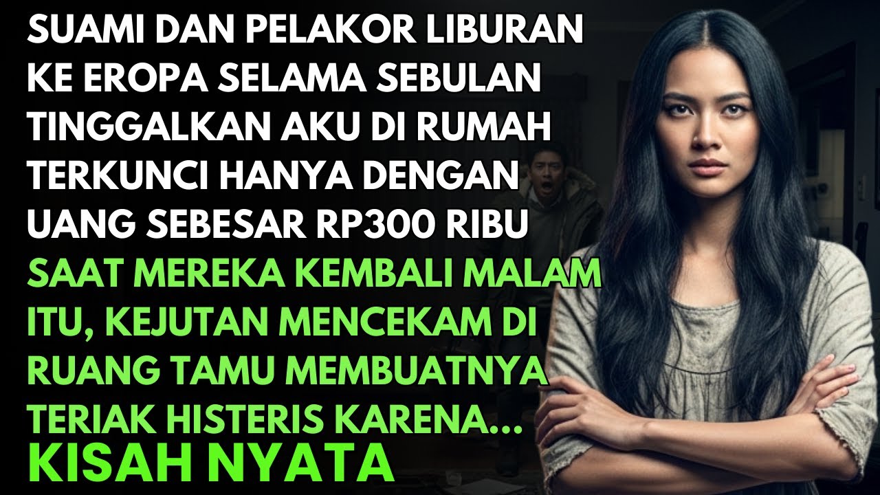 SUAMI LIBURAN KE EROPA BARENG GUNDIK DAN TINGGALKAN AKU DI RUMAH & RP300 RIBU - SAAT PULANG DIA SYOK