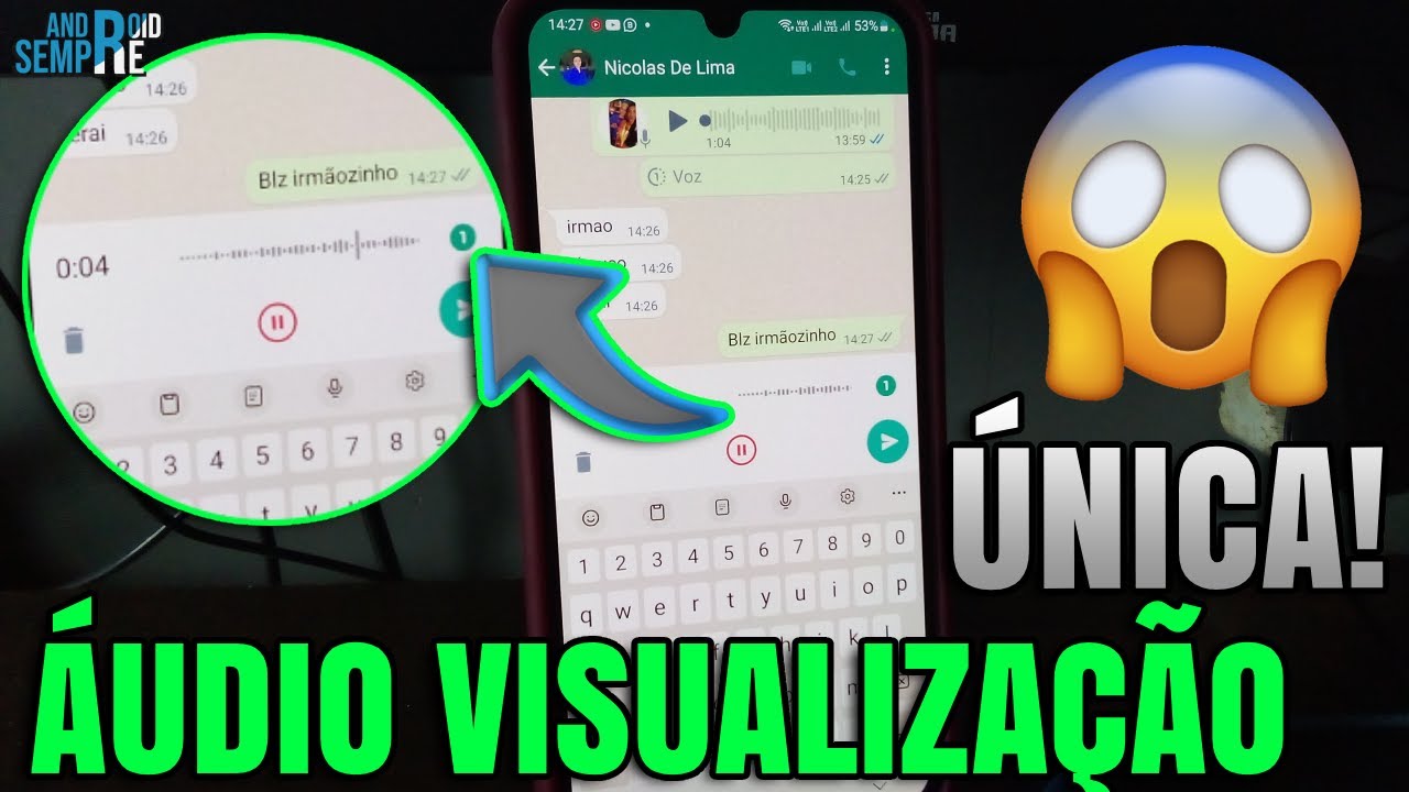 ATUALIZOU! WHATSAPP RECEBE RECURSO DE ENVIAR ÁUDIO EM VISUALIZAÇÃO ...