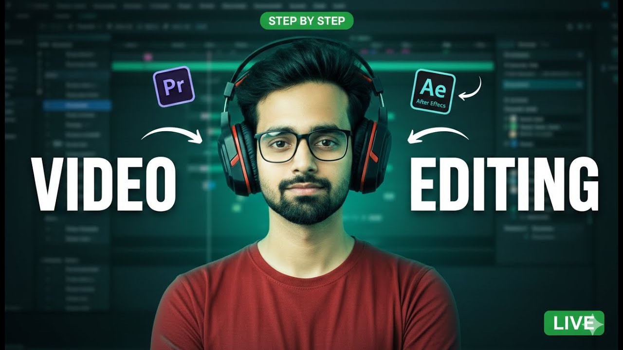 🔴 LIVE: After Effects Editing | Cinematic Motion Graphics | Full Editing Setup