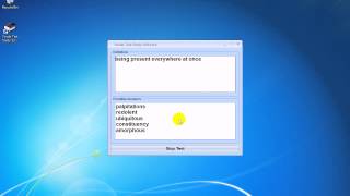 How To Use Vocab Test Study Software screenshot 4