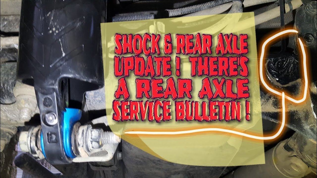 COLORADO ZR2 AXLE & SHOCK UPDATE | REAR AXLE SERVICE BULLETIN - YouTube