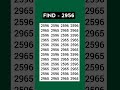 🍀 Think you're a genius? Try this focus test – find 2956! #shorts
