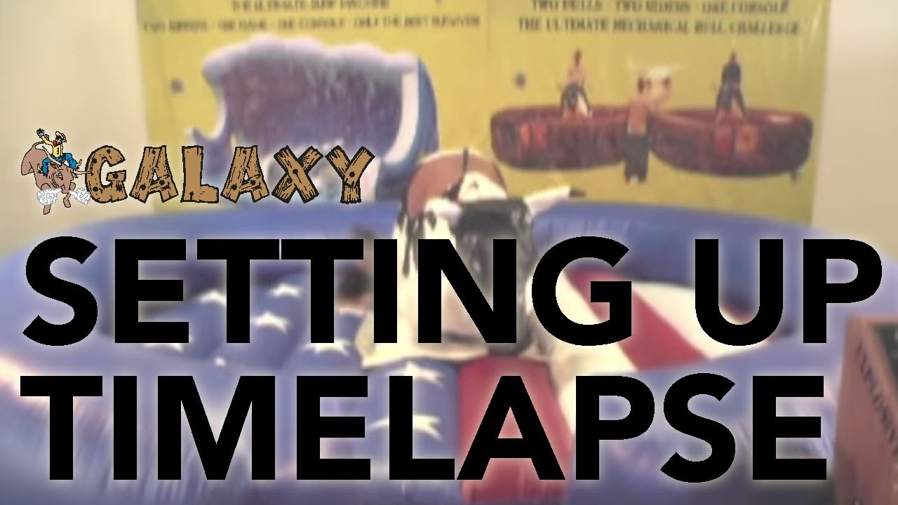 partynextdoor Setting up a Galaxy Bull - Timelapse