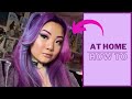 purple unicorn hair | how to