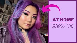 purple unicorn hair | how to