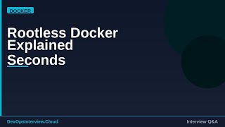 Rootless Docker Explained in 30 Seconds