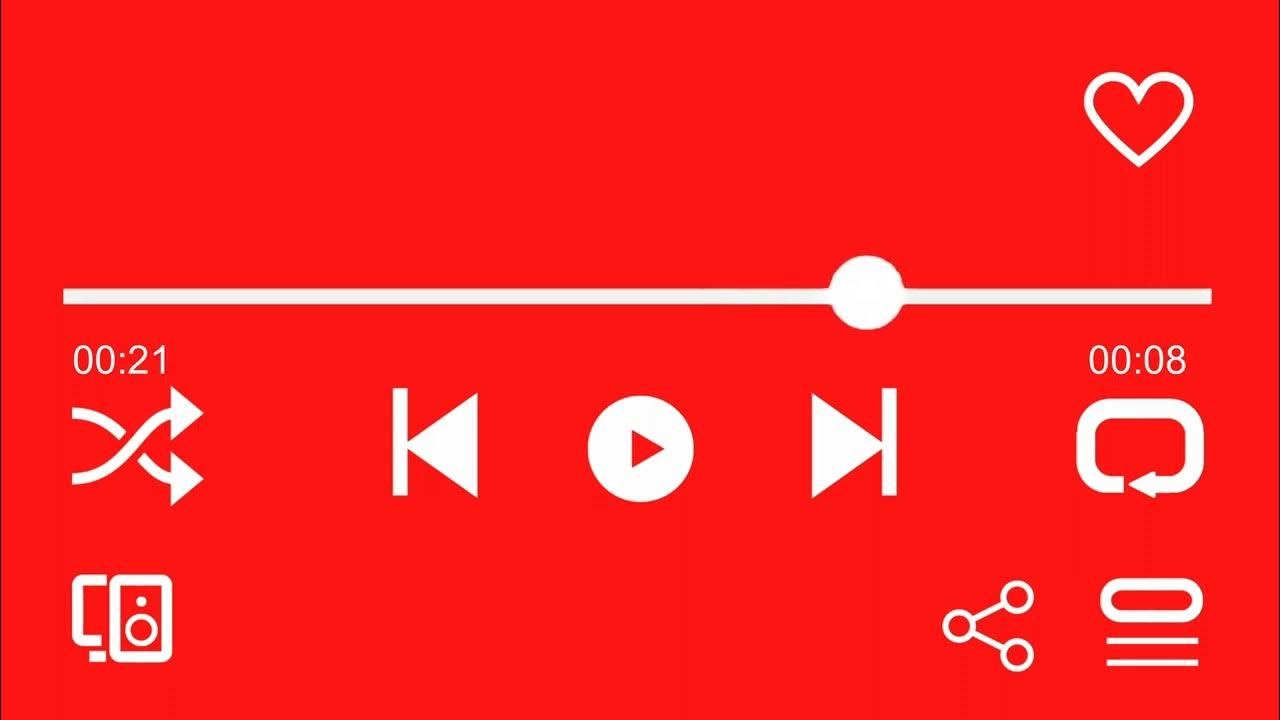 Music Player Overlay Red Screen Spotify Player Overlay 30 Second