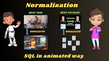 Normalization explained in 5 mins | Normalization in animated way #sql