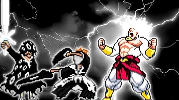 Ichigo TYBW Shikai V3 OP & Yhwach Bach V2.2 OP Buff VS Limit Break Broly SSJ4 V2 OP in Mugen