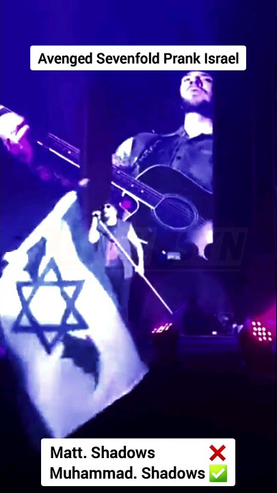 Avenged Sevenfold Dukung Palestina ! Penonton Kecewa ( LIVE  ISRAEL ) Prank ! Parodi #shorts