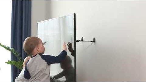 Tatkraft Protect - TV Safety Strap, ✅Anti-Tip TV & Furniture Strap, VESA Mounting Standard, 2 Pairs