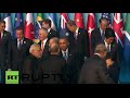 Turkey: Putin shakes hands with Obama during G20 leaders' photo op