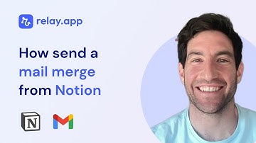 How to send a mail merge from Notion in two simple steps