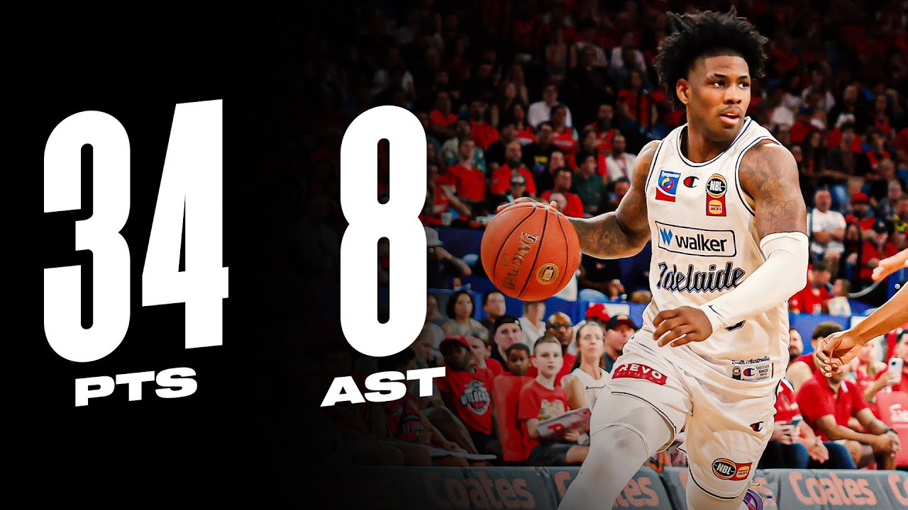 Kendric Davis (34 points) Highlights vs Perth Wildcats - Round 20, NBL25
