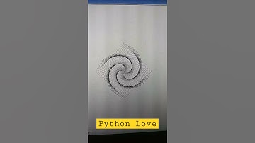Create amazing art using Python | Coding for beginners | Project | Python for beginners #shorts