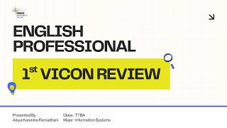 Personal Assignment 1 English Professional VICON Review - Aisya Karenina Ramadhani (2802526486)