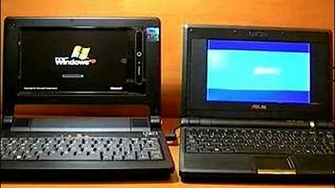 Startup Time CloudBook vs Eee PC (Windows XP)