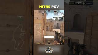 nitr0 ACE 1v2 Clutch! #cs2 #shorts