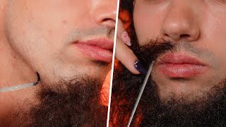 HOW TO CREATE A FAKE BEARD WITH HAIR screenshot 4