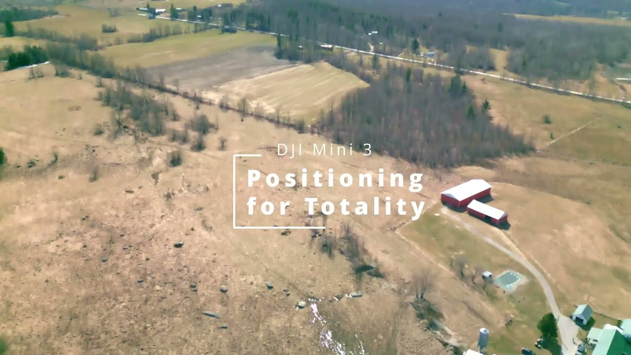 (Attempted) drone footage of the 2024 eclipse