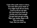Rascal Flatts: "Stand" ~Lyrics