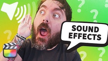 How to Add Sound Effects In final Cut Pro