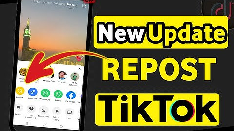 New Update 😱 | How to Fix Repost Option Not Showing in TikTok (New Update 2025