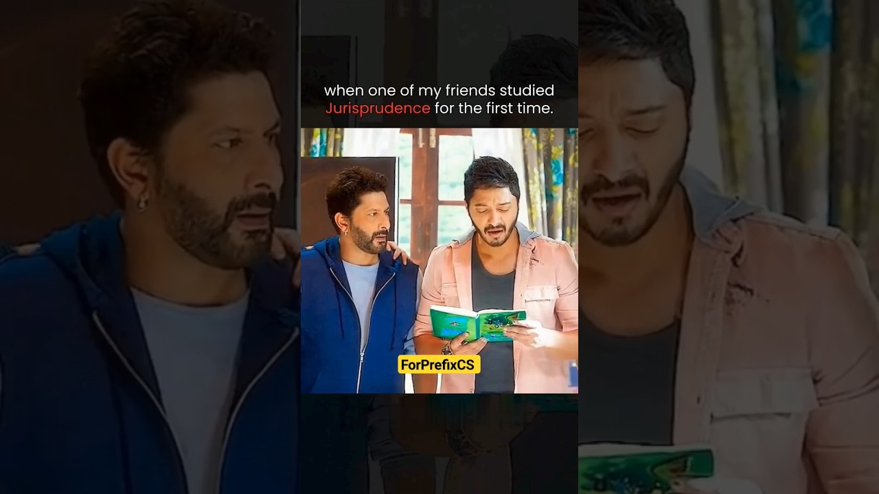 Studied Jurisprudence for the first time🫤 