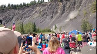 Alaska 2 cars launch July 4th in Glacier View, 2018