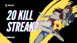 INSANE 20-Kill Streak D.Va OWNS Overwatch 2!