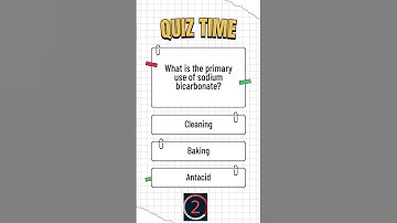 What is the primary use of sodium bicarbonate #quiztime #quiz #quizchallenge #quizquestions #quiztes