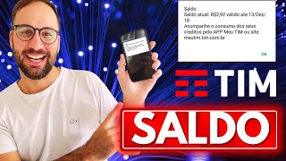 Como saber o SALDO da TIM